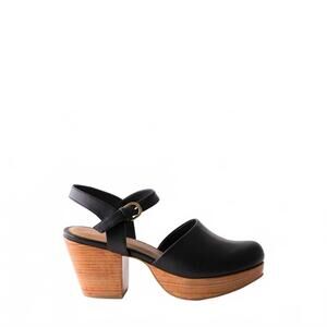 NEW FORTRESS OF INCA women's willow clog in black